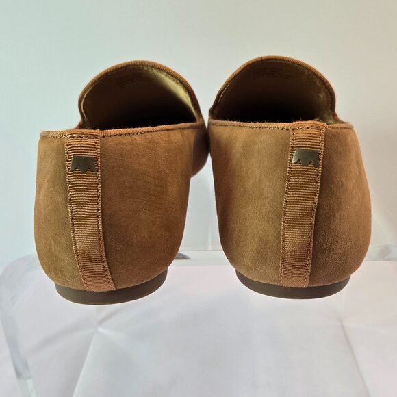 BIRDIES Women Starling Suede Flats Slip-On Comfortable Casual Shoes Sz: 9W Camel - Picture 11 of 11